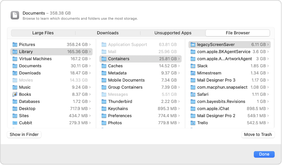 Learn how to use Apple’s built-in storage management capabilities—perhaps supplemented with a third-party utility—to find and delete gigabytes of unnecessary files. | CreativeTechs.com